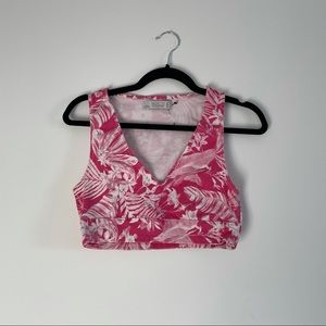 Zara size S pink crop woman top